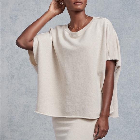 Frank Eileen Tops Frank Eileen Capelet Lab 26 Irish Oatmeal Poshmark